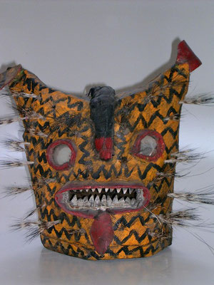 Guerreo Jaguar mask - Zitlala, early 1900's