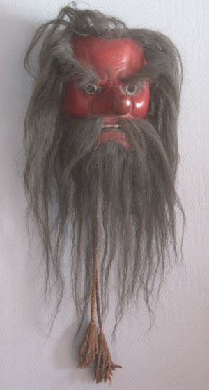 Tengu mask, Taisho period (1912-1926)