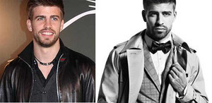 Gerard Piqué antes y después de la operación