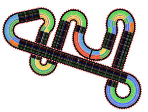 26,51m CARRERA-Schienen
