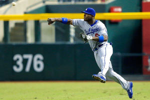 Nella foto Yasiel Puig ( AP Photo/Matt York)
