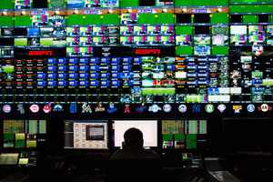 MLB Advanced Media headquarters in Manhattan (La stanza video del Centro Operativo in Manhattan)