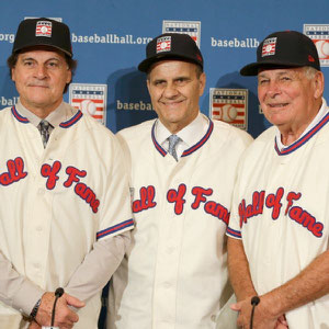 Nella foto Tony La Russa, Joe Torre e Bobby Cox (AP Photo/John Raoux)