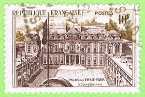French Republic 1957 - Palace in Paris