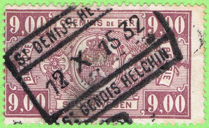 Belgium 1927 - Spoorwegen