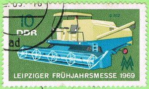 Germany 1969 - Combine harvester