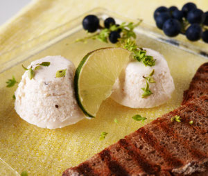 Saiblings-Limetten-Mousse