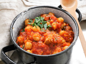 Lammcurry mit Kichererbsen