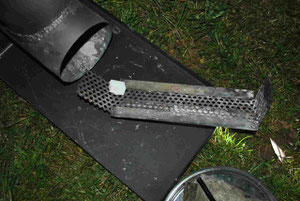 Rost mit Anzünder