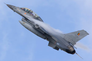 F-16BM della componente aerea belga. (Foto. USAF)