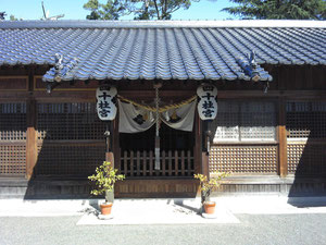 　祇園大神等「細男舞・神相撲」の神々を祀る四十柱神社