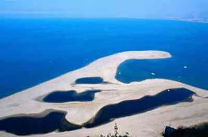 Laghetti di Marinello, visti dal Tindari