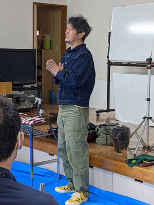 鹿児島早苗会2023年期の開始。　鹿屋から「郷原龍大」支部長を招いての「フェードカット講習」