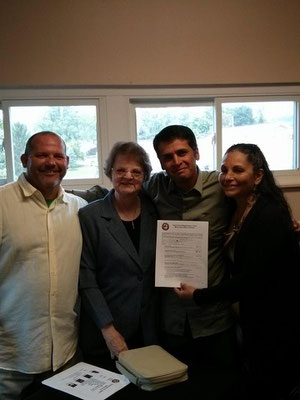 Joel is here with two of the MBI instructors, Pastor Jamie Wright and Linda Withrow 