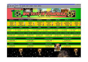 GEOS - GeoCalc Südafrika Spielplan WM 2010