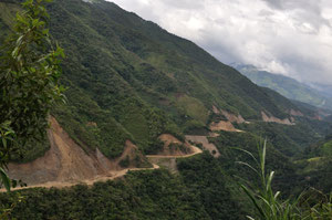 the road to the peruvian border...