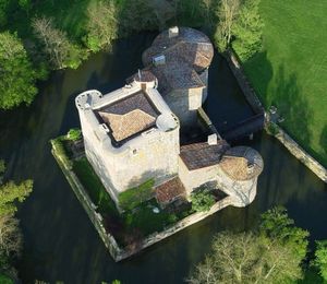 Tennessus medieval castle B&B seen from the air
