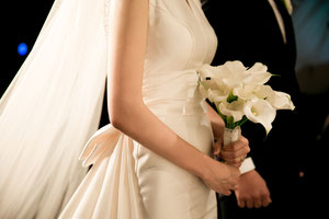 Schleier bei der Hochzeit