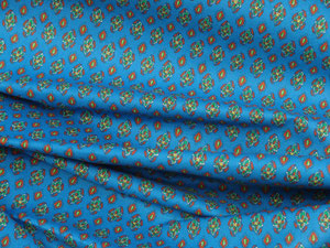 Provence, kleines Muster auf Blau 2