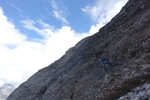 Fründenhorn SW Grat, Südwestgrat, Westgrat, Fründehorn, Fründenjoch, Zustieg, Doldorphin, Fründenhütte, Oeschinensee, Abstieg Normalweg, Fixseile