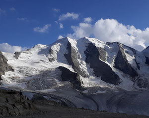 Piz Palü, Ostpfeiler, östlicher Nordwand Pfeiler Piz Palü, östlicher Nordwandpfeiler
