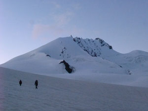 Rimpfischhorn, Rimpfischsattel, Täschhütte, Mellichgletscher