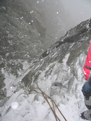 Zinalrothorn, Gabel, Couloir