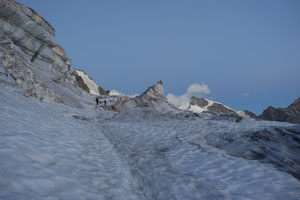 Piz Palü, Ostpfeiler, östlicher Nordwand Pfeiler Piz Palü, östlicher Nordwandpfeiler, Cambrenabrüche, Palügletscher, Vadret pers