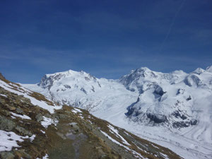 Dufourspitze, Nordend, Monte Rosa, Lyskamm, Skitour