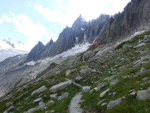 Envers des Aiguilles, Refuge Envers des Aiguilles, Klettern Chamonix, Climbing