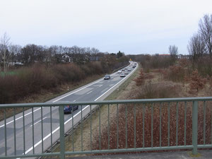 Von der Bummerei-Brücke aus erfolgte die Verkehrszählung 