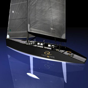 virtual skipper RC44 boat model