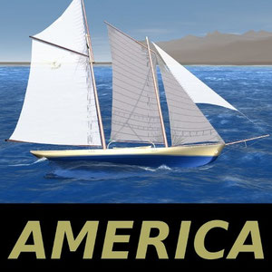virtual skipper AMERICA boat model