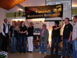 Fan-Club gratuliert mit neuem Transparent
