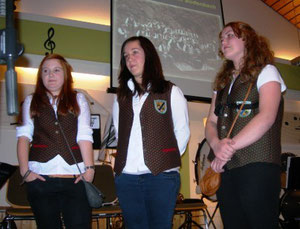 v.l. Alina Ueberhofen, Nadja Ueberhofen, Katharina Scheid
