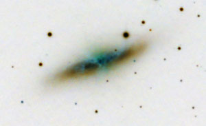 M82 in negierter Darstellung