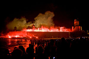 Incendio al Castello 