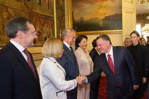Le Roi de Jordanie reçu au Sénat, 18.09.2014