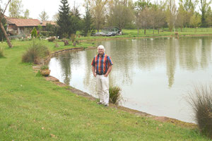 Etang du moulin d'Edmond loin de son étiage  