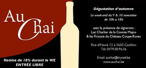 On vous attend (samedi uniquement pour Christine et moi)