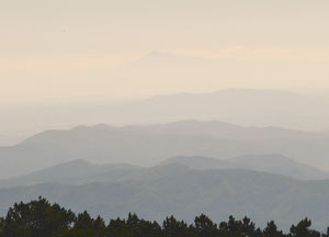 Vue sur le Ventoux, vers 10 h du matin