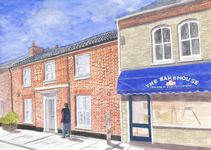 Woodbridge - New Street - former Rochford House and The Bakehouse