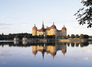Jagdschloss Moritzburg, erbaut 1542, Umbau - August der Starke 1723 