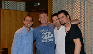 With Franco Fagioli, Giovanni Prosdocimi and George Petrou at Megaron - Athens