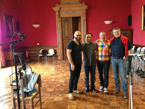 With Xavier Sabata, Riccardo Minasi and Georg Lang at "Tamerlano" in Lonigo