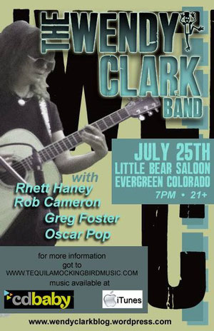 Wendy Clark Band (formally Tequila Mockingbird) at the Little Bear Saloon