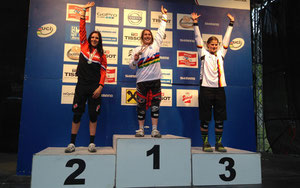 Podium in Leogang © Team ROSE Vaujany fueled by ultraSPORTS