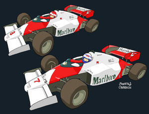Alain Prost by Muneta & cerracín