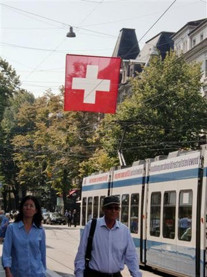 Swiss Flags Seen Everywhere