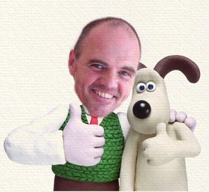 Steve Hartley and Gromit